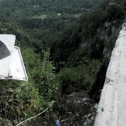 Podul unde a avut loc accidentul din Muntenegru